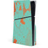 Turquoise and Orange Marble PlayStation PS5 Skins