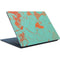 Turquoise and Orange Marble Surface Laptop Skin