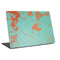 Turquoise and Orange Marble Laptop Skins