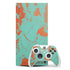 Turquoise and Orange Marble Xbox Series X Skins