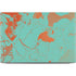 Turquoise and Orange Marble Dell XPS Skin