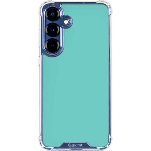 Turquoise Galaxy S25 Clear Case