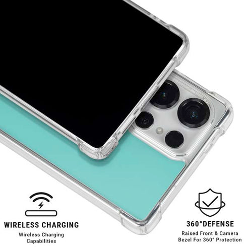 Turquoise Galaxy S26 Ultra Clear Case