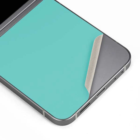 Turquoise Galaxy Z Flip6 Skin