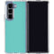 Turquoise Galaxy Z Fold5 5G Clear Case