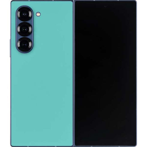 Turquoise Galaxy Z Fold6 Skin