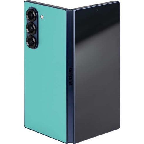 Turquoise Galaxy Z Fold6 Skin