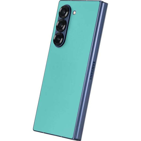 Turquoise Galaxy Z Fold6 Skin