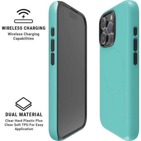 Turquoise iPhone 16 Pro Magsafe Impact Case
