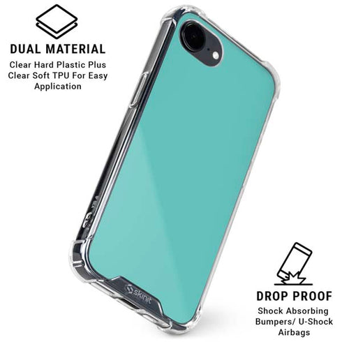 Turquoise iPhone 16e Clear Case