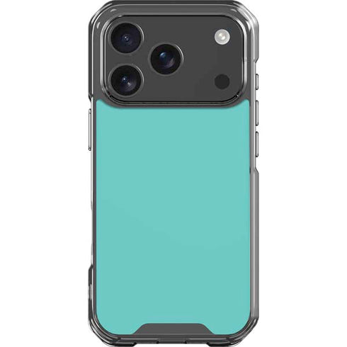 Turquoise iPhone 17 Pro Clear Case