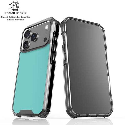 Turquoise iPhone 17 Pro Max Clear Case