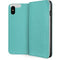 Turquoise Blue Solid iPhone 8 Folio Case