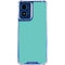 Turquoise Moto G 5G (2024) Clear Case