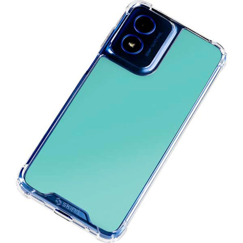 Turquoise Moto G 5G (2024) Clear Case