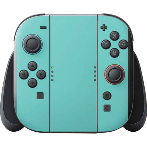 Turquoise Nintendo Switch 2 (2025) with Joy-Con Skin