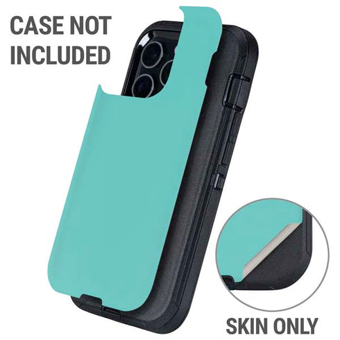 Turquoise Otterbox Defender iPhone Skin