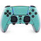 Turquoise Blue Solid PS5 DualSense Edge Pro Controller Skin