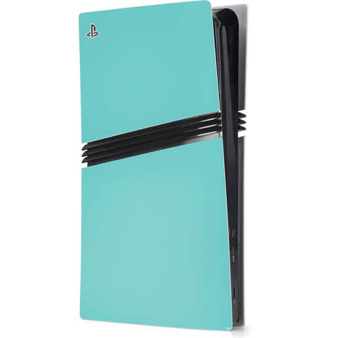 Turquoise PS5 Pro Console Skin
