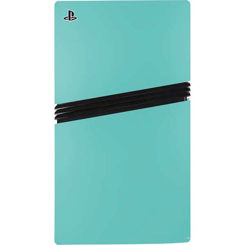 Turquoise PS5 Pro Console Skin