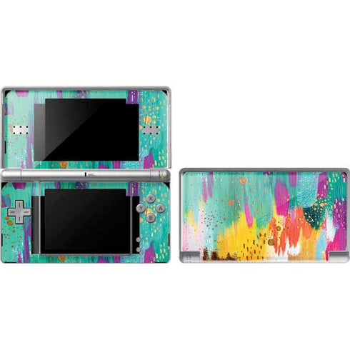 Turquoise Brush Stroke by Etta Vee DS Lite Skin