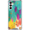 Turquoise Brush Stroke by Etta Vee Galaxy A16 5G Clear Case