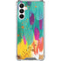 Turquoise Brush Stroke by Etta Vee Galaxy A16 5G Clear Case