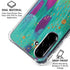 Turquoise Brush Stroke by Etta Vee Galaxy A36 5G Clear Case