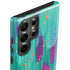 Turquoise Brush Stroke by Etta Vee Galaxy S23 Ultra Pro Case