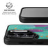 Turquoise Brush Stroke by Etta Vee Galaxy S24 FE Kickstand Case