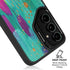 Turquoise Brush Stroke by Etta Vee Galaxy S25 Kickstand Case