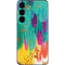 Turquoise Brush Stroke by Etta Vee Galaxy S25 Plus Skin