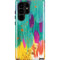 Turquoise Brush Stroke by Etta Vee Galaxy Cases