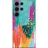 Turquoise Brush Stroke by Etta Vee Galaxy S24 Ultra Skin