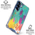 Turquoise Brush Stroke by Etta Vee Galaxy S25 Clear Case