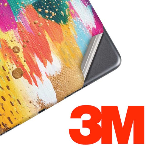 Turquoise Brush Stroke by Etta Vee iPad Skins