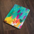 Turquoise Brush Stroke by Etta Vee Apple iPad Skin