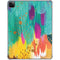 Turquoise Brush Stroke by Etta Vee iPad Pro 11in (2024) Clear Case