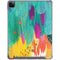 Turquoise Brush Stroke by Etta Vee iPad Cases