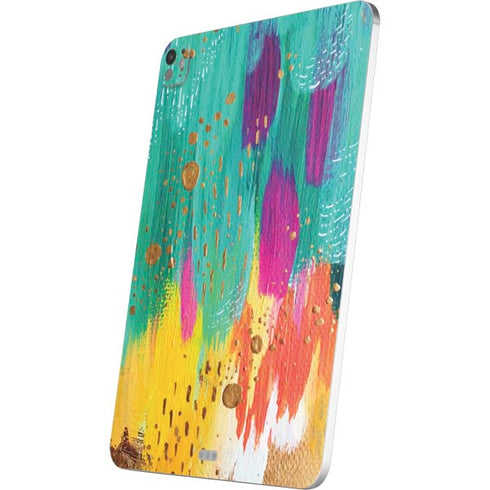 Turquoise Brush Stroke by Etta Vee iPad Pro 13in M4 (2024) Skin