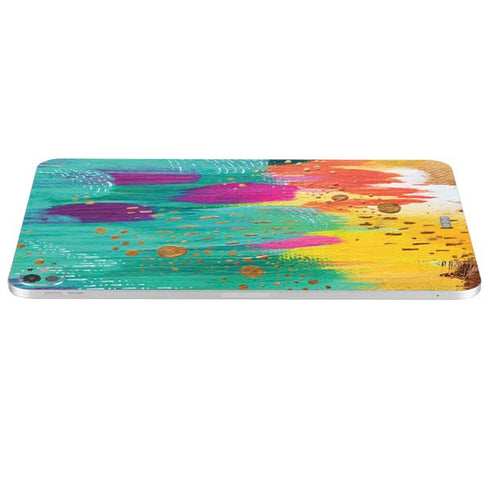 Turquoise Brush Stroke by Etta Vee iPad Pro 13in M4 (2024) Skin