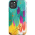 Turquoise Brush Stroke by Etta Vee iPhone Cases
