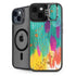 Turquoise Brush Stroke by Etta Vee iPhone 15 Kickstand Case