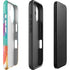 Turquoise Brush Stroke by Etta Vee iPhone 16 Impact Case