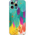Turquoise Brush Stroke by Etta Vee iPhone 16 Pro Max Skin
