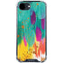 Turquoise Brush Stroke by Etta Vee iPhone 16e Clear Case
