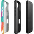 Turquoise Brush Stroke by Etta Vee iPhone 16e Impact Case