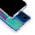 Turquoise Brush Stroke by Etta Vee Moto G 5G (2024) Clear Case