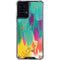 Turquoise Brush Stroke by Etta Vee Moto G Power 5G (2024) Clear Case