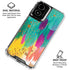 Turquoise Brush Stroke by Etta Vee Moto G Power 5G (2024) Clear Case